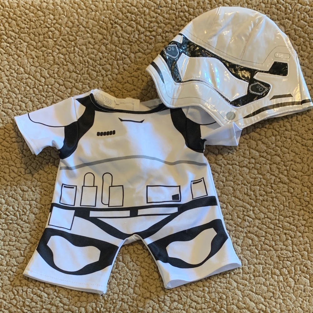 Build-A-Bear Black and White Stormtrooper Outfit